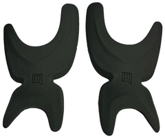 Nitro Power Shell Tongue, Stiff, 1 pair Black - S