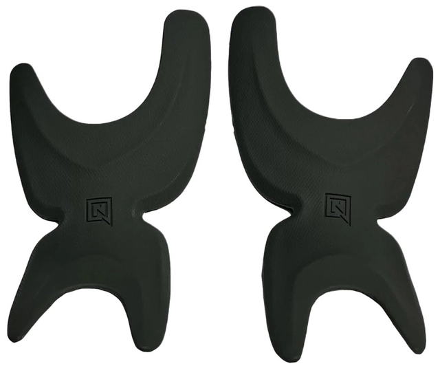 Nitro Power Shell Tongue, Stiff, 1 pair Black - S 