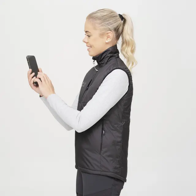 HeatX Heated Outdoor Vest Womens L Black 