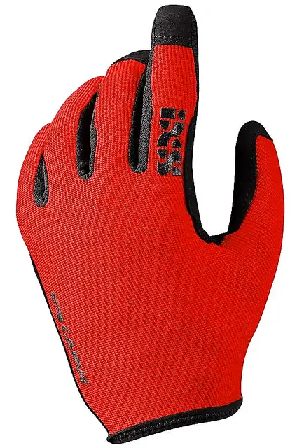 iXS Carve Gloves Fluo Red- S 