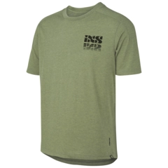 iXS Flow Kids Tech tee Mirror Olive- M