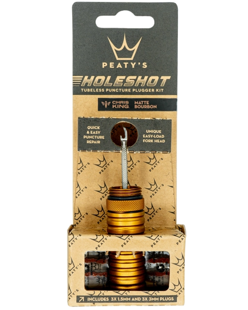 Peaty's Holeshot Tubeless Punc. Plug Kit Bourbon 