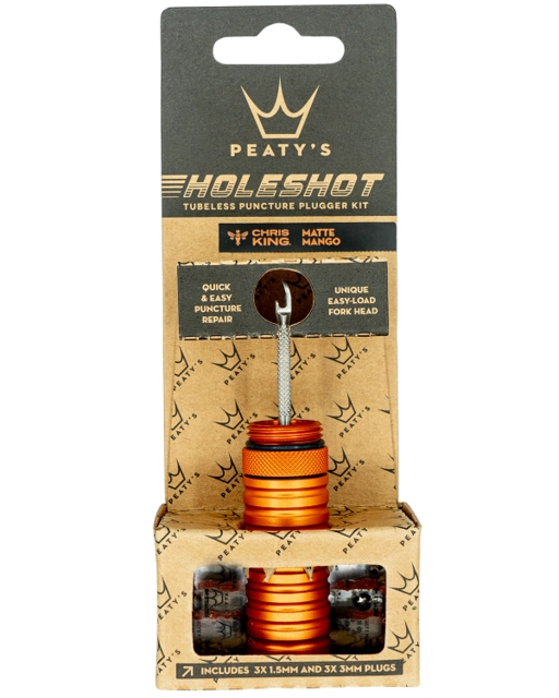 Peaty's Holeshot Tubeless Punc. Plug Kit Mango 