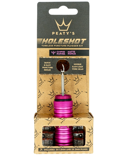 Peaty's Holeshot Tubeless Punc. Plug Kit Punch 