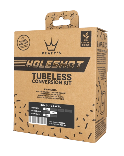 Peaty's Holeshot Tubeless Conversion Kit 23mm - Road & Gravel 