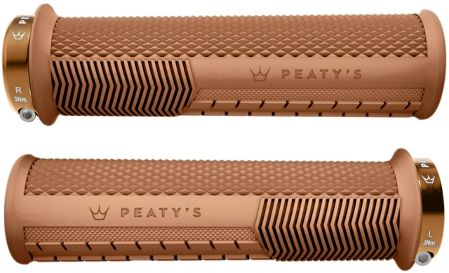 Peaty's Monarch Grip Knurl Thick - Gum 