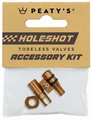 Peaty's Holeshot Fast Flow Valve Acc.Kit Bourbon