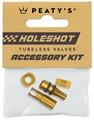 Peaty's Holeshot Fast Flow Valve Acc.Kit Gold