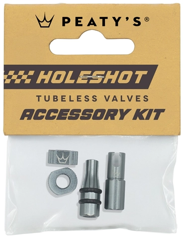 Peaty's Holeshot Fast Flow Valve Acc.Kit Slate
