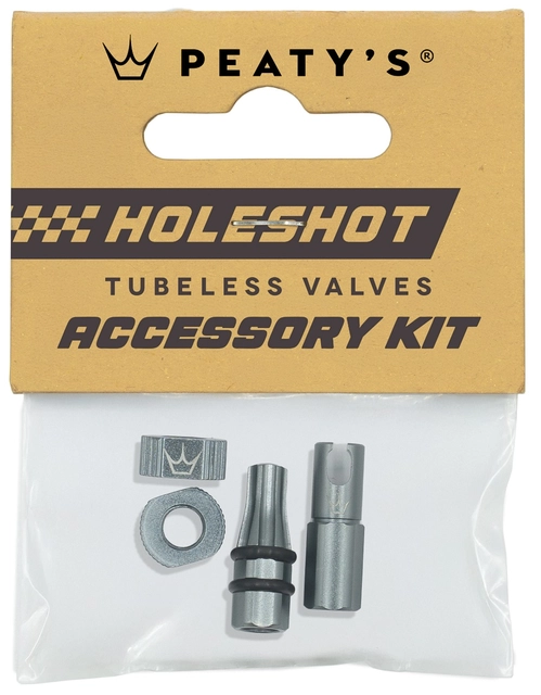 Peaty's Holeshot Fast Flow Valve Acc.Kit Slate 