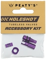 Peaty's Holeshot Fast Flow Valve Acc.Kit Violet