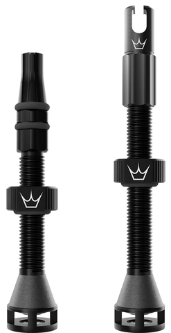Peaty's Holeshot Fast Flow Valves MX Black - 1 pair, for Bosch