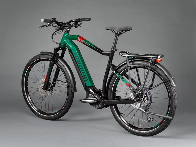 Haibike Sduro Trekking 8.0 He L 27,5", sort/rød/grønn, BCXI i500Wh 