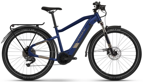Haibike Trekking 7 herre 27,5", blue/sand, YSTM i630Wh