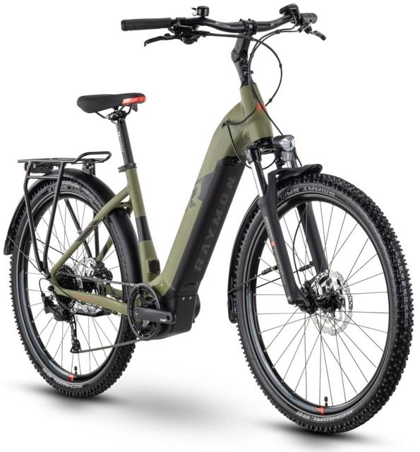 Raymon CrossRay E 5.0 mono M 27,5", armor/black/b.red, PW-TE i500Wh 