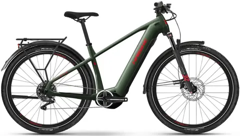 Haibike Trekking 5 men 27.5", Olive/Red, YS2S, 720Wh