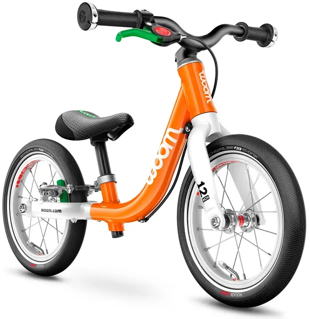 Woom 1 12" balance bike Orange 3,2kg, 1,5-3,5 years, 82-100cm 