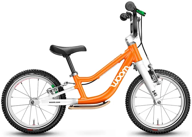 Woom 1+ balance bike Orange 4,45kg, 3-4,5 years, 95-110cm 