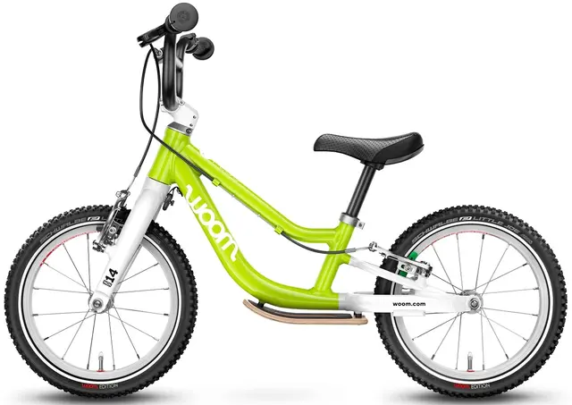 Woom 1+ balance bike Lime 4,45kg, 3-4,5 years, 95-110cm 