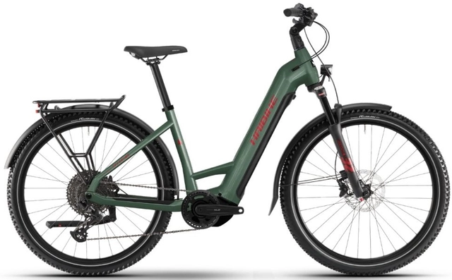 Haibike Trekking 5 Mono S 27.5'',Olive/Red,YS2S,720Wh 