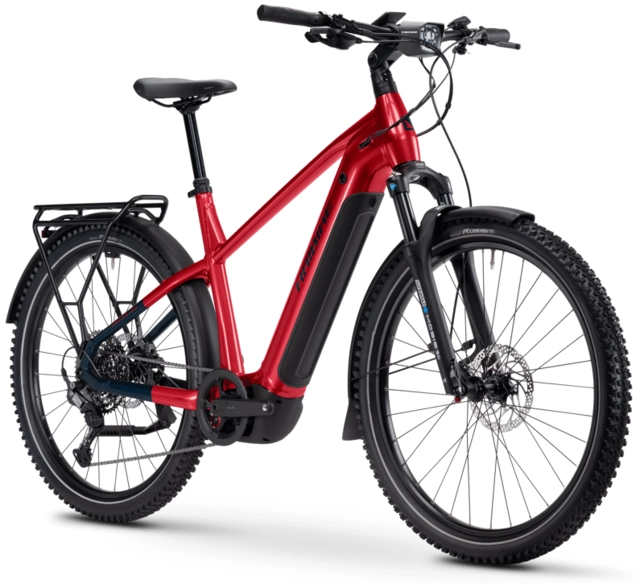 Haibike Trekking 7 herre S 27.5'',Red/Blue,BCXK,800Wh 