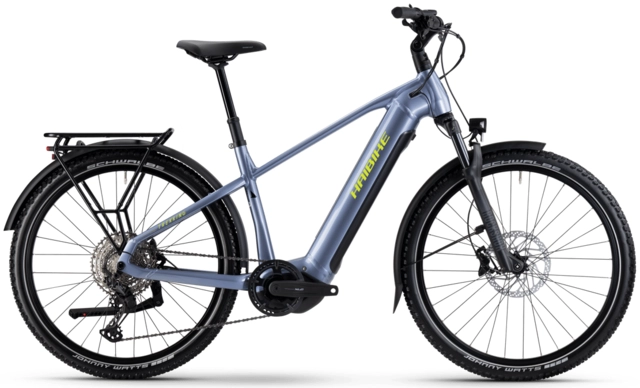 Haibike Trekking 7.5 herre S 27.5'',Blue/Yellow,YX3S,720Wh 