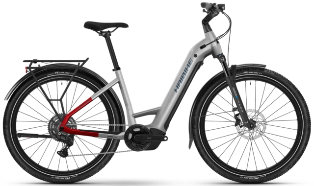 Haibike Trekking 7 mono S 27.5'',Grey/Red/Blue,BCXK,800Wh 