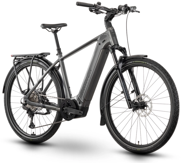 Raymon Tahona Ultra 800 herre S 29", metalgrey/blk/citron, BP-CX, 800Wh 