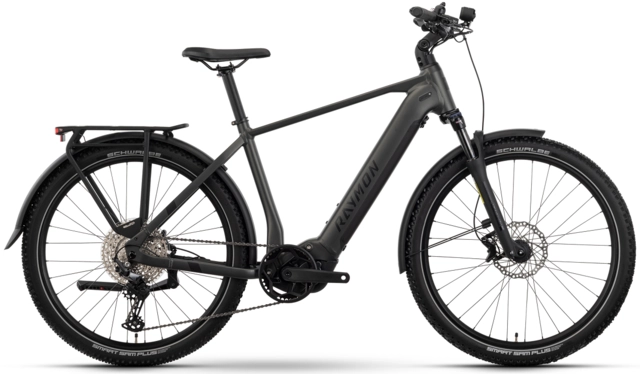 Raymon Tourray Pro 800 herre S 27.5",kalmatarey/blk/terra, PW-S2, 800Wh 