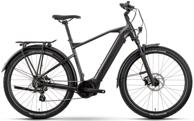 Raymon Tourray Select men M 27.5", anthracit/black, PW-S, 630Wh 