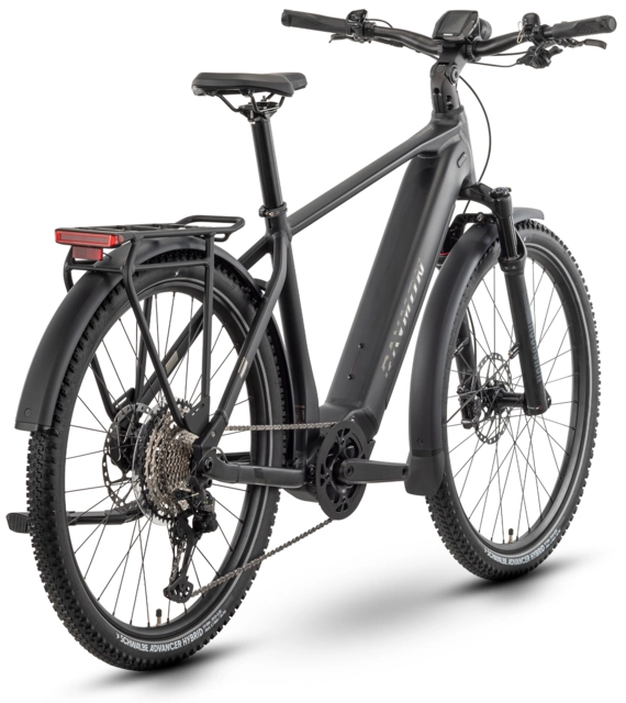 Raymon Tourray Ultimate 800 herre M 27.5", black/chrome/bronze, PW-X3, 800Wh 
