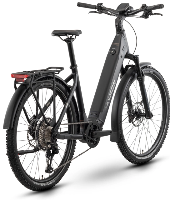 Raymon Tourray Ultimate 800 mono S 27.5", black/chrome/bronze, PW-X3, 800Wh 