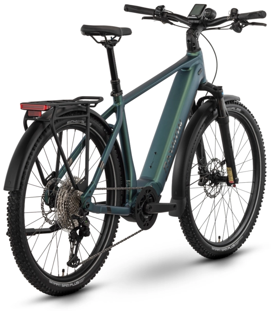 Raymon Tourray Ultra 800 herre S 27.5", sunlight/chrome, PW-X3, 800Wh 