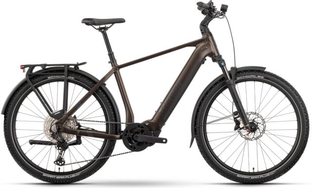 Raymon Tourray Ultra 800 herre S 27.5", tenmoku/black, PW-X3, 800Wh 