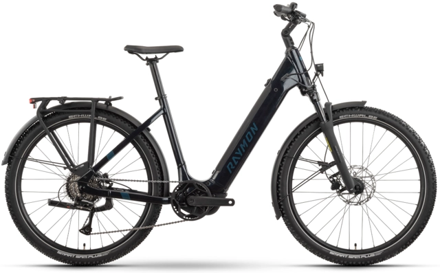 Raymon Tourray 720 wave S 27.5", nebular blue/chrome, PW-S2, 720Wh 