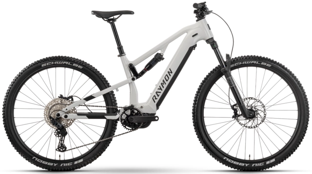 Raymon Trailray 120 Ultra S 29", bianco/black/silver, PW-X3, 800Wh 