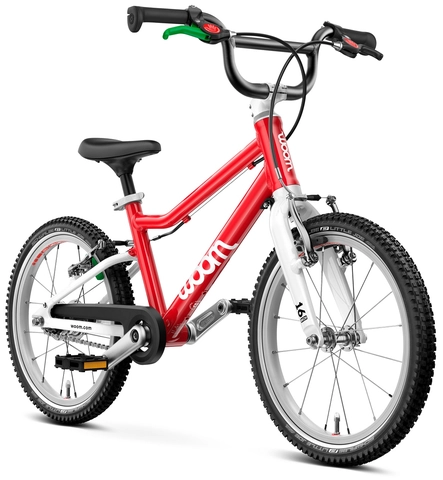 Woom Go 3 Automagic 16&quot; Woom Red 6,1kg, 4-6 &#229;r, 105-120cm