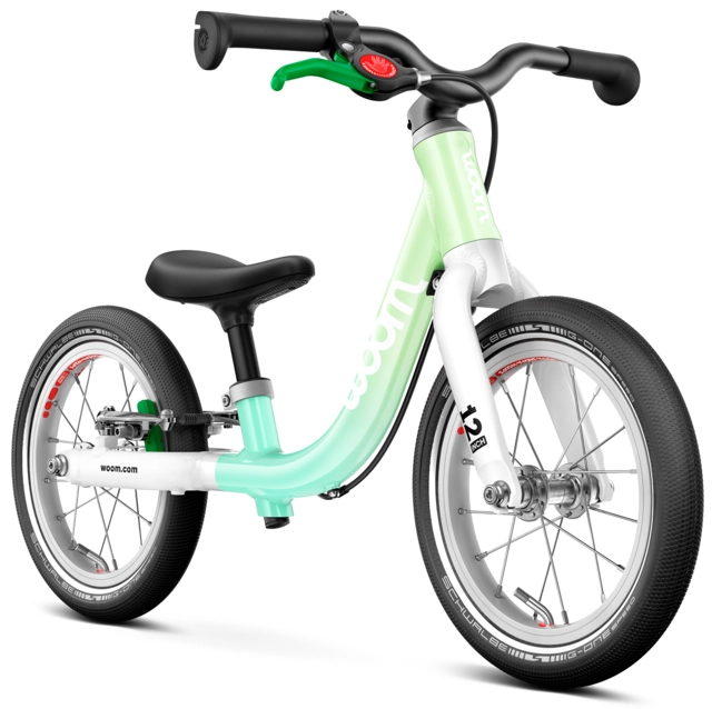 Woom Go 1 12" Spearmint Crush Ltd Edt 3,2kg, 1,5-3,5 år, 82-100cm 