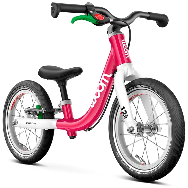 Woom Go 1 12" Hot Pink 3,2kg, 1,5-3,5 år, 82-100cm 