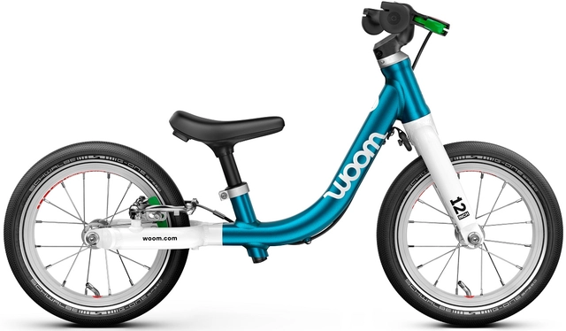 Woom Go 1 12" Metallic Blue 3,2kg, 1,5-3,5 år, 82-100cm 