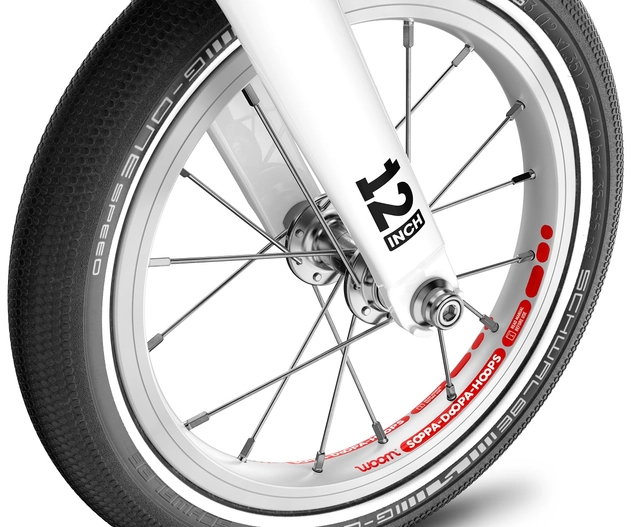 Woom Go 1 12" Metallic Blue 3,2kg, 1,5-3,5 år, 82-100cm 