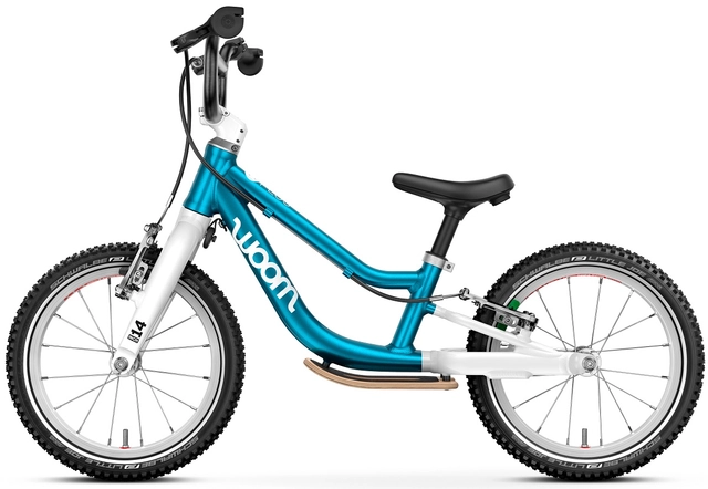 Woom Go 1 Plus 14" Metallic Blue 4,45kg, 3-4,5 år, 95-110cm 