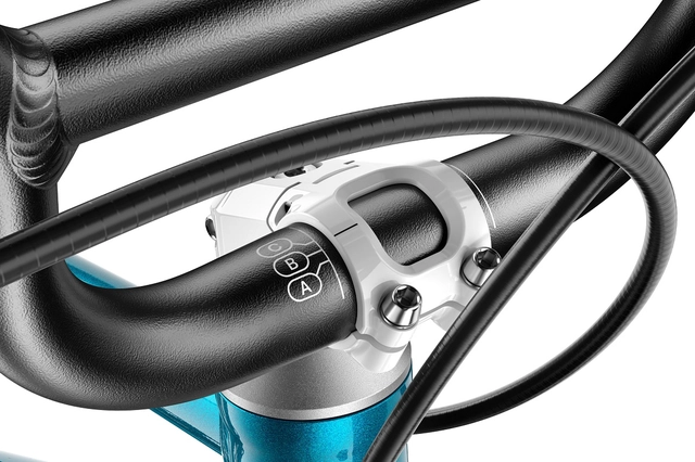 Woom Go 1 Plus 14" Metallic Blue 4,45kg, 3-4,5 år, 95-110cm 