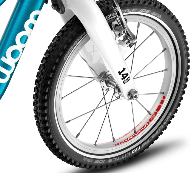 Woom Go 1 Plus 14" Metallic Blue 4,45kg, 3-4,5 år, 95-110cm 
