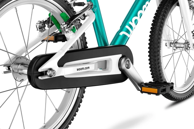 Woom Go 2 14" Metallic Petrol 5,3kg, 3-4,5 år, 95-110cm 