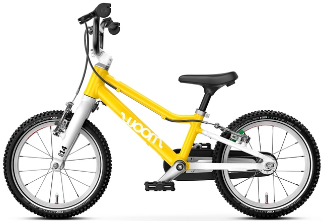 Woom Go 2 14" Yellow 5,3kg, 3-4,5 år, 95-110cm 