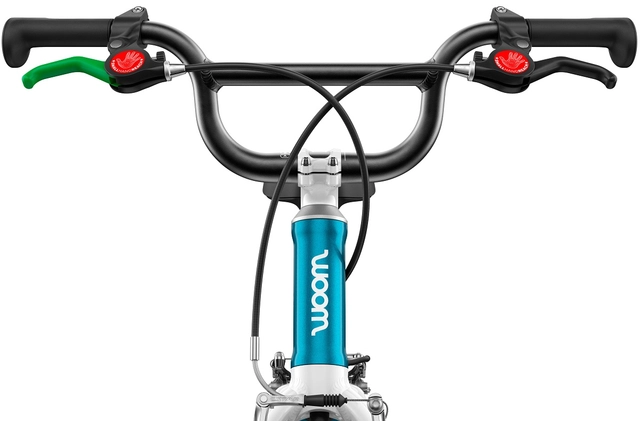 Woom Go 3 16" Metallic Blue 5,7kg, 4-6 år, 105-120cm 
