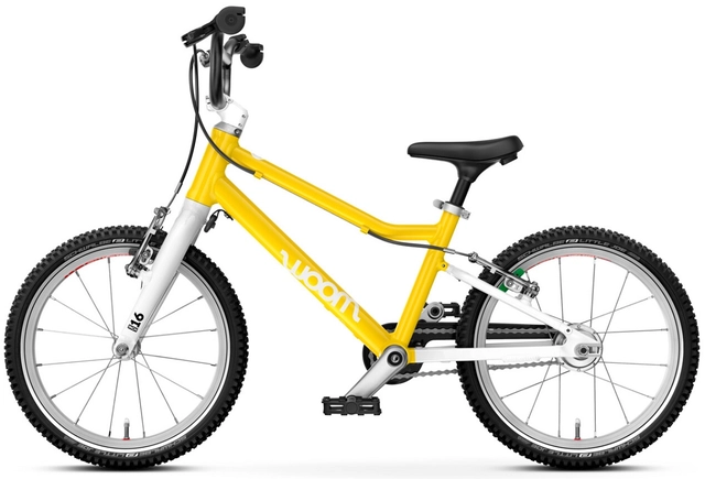 Woom Go 3 Automagic 16" Yellow 6,1kg, 4-6 år, 105-120cm 
