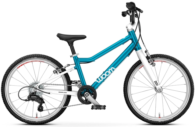 Woom Go 4 20" Metallic Blue 7,8kg, 6-8 år, 115-130cm 