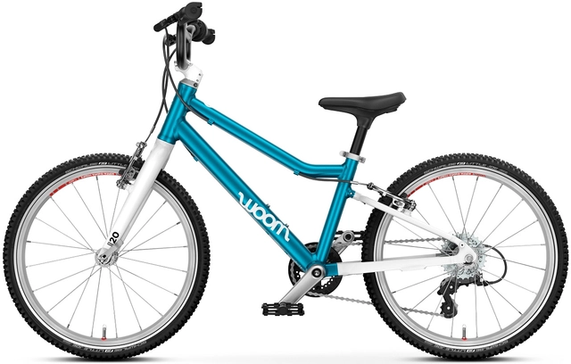 Woom Go 4 20" Metallic Blue 7,8kg, 6-8 år, 115-130cm 